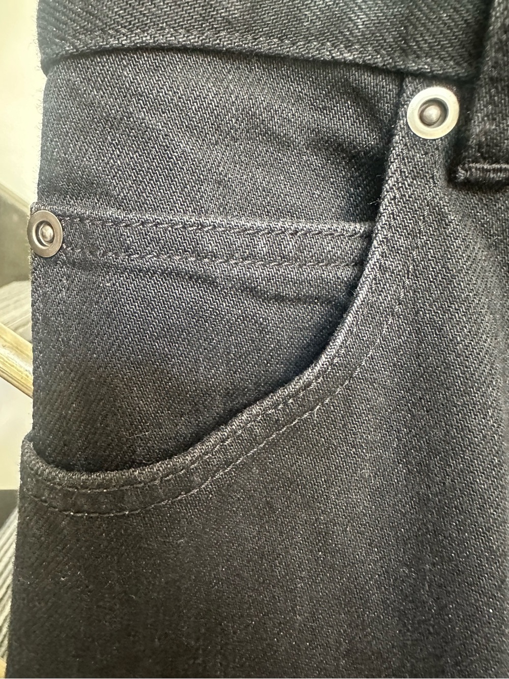 CELINE Phoebe Philo rare clean black denim jeans sz 40 - Picture 9 of 15